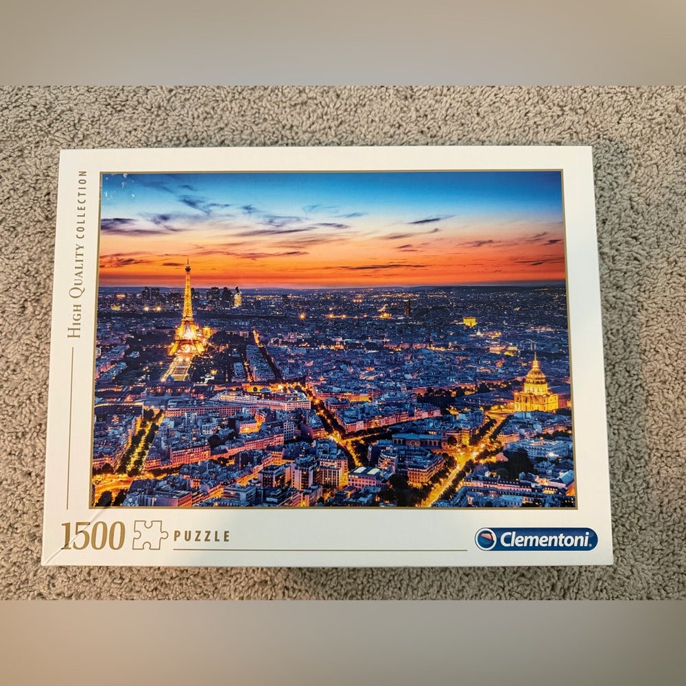 Clementoni Paris View, 1500 Piece Jigsaw Puzzle